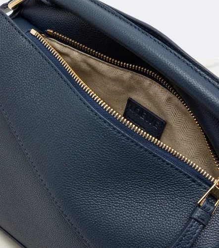 Puzzle Edge Small leather top-handle bag - Loewe - Modalova