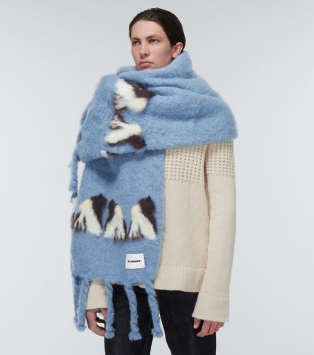 Mohair and wool-blend scarf - Jil Sander - Modalova