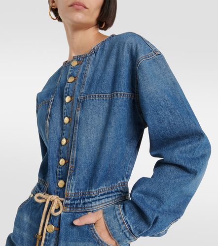 Jumpsuit Stevie in denim a gamba larga - Ulla Johnson - Modalova