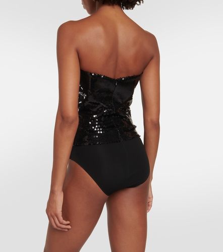 Body a fascia con paillettes - Alexandre Vauthier - Modalova