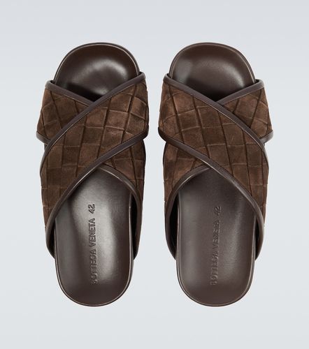 Slides Tarik in suede - Bottega Veneta - Modalova
