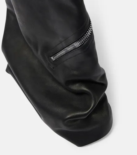 Botas Cargoflares de piel - Rick Owens - Modalova