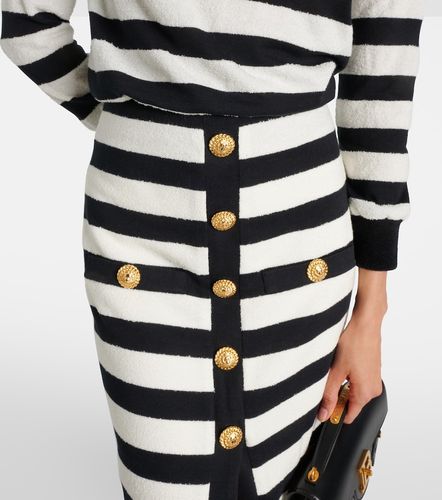 Balmain Gonna midi a righe - Balmain - Modalova
