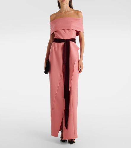 Off-Shoulder-Abendkleid aus Wollgemisch - Oscar de la Renta - Modalova
