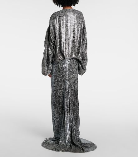 Sequined gathered blouse - Dries Van Noten - Modalova