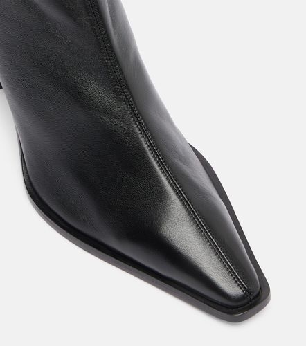 Francoise 70 leather ankle boots - Aquazzura - Modalova