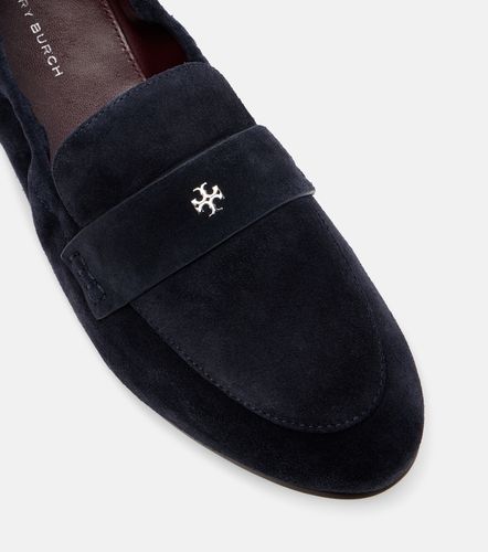 Mocassini in suede con logo - Tory Burch - Modalova