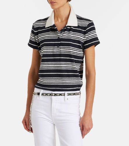 Frame Polo in misto lino a righe - Frame - Modalova