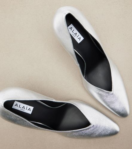 Alaïa Pumps in pelle metallizzata - Alaia - Modalova