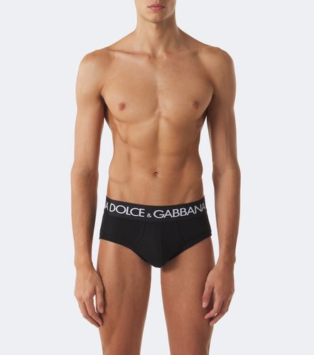 Set de 2 slips de jersey en mezcla de algodón - Dolce&Gabbana - Modalova