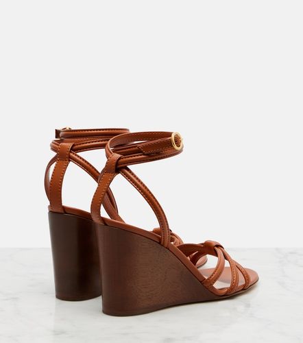 Wedge-Sandalen aus Leder - Gianvito Rossi - Modalova