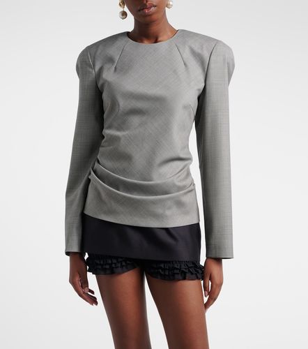 Magda Butrym Blusa de lana drapeada - Magda Butrym - Modalova