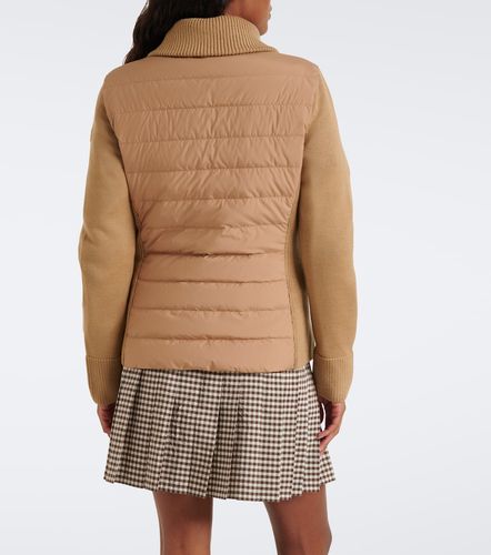 Moncler Daunenjacke mit Strick - Moncler - Modalova