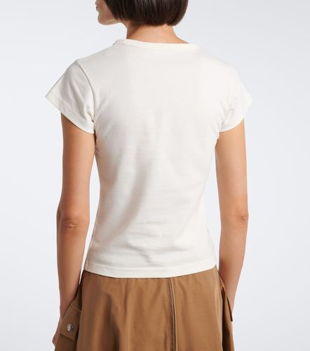 Camiseta de jersey de algodón estampada - Moncler - Modalova