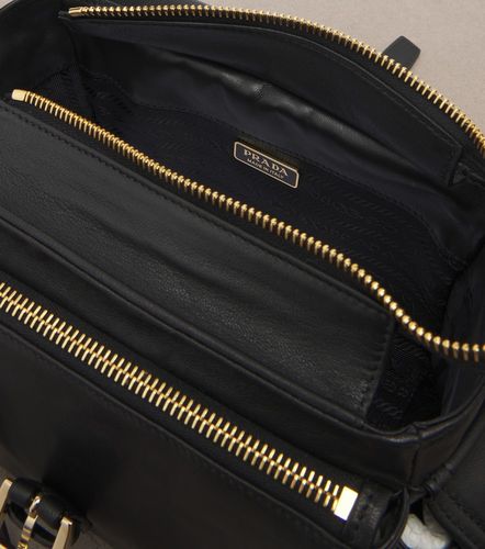 Explore Mini leather shoulder bag - Prada - Modalova