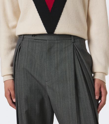 Pantaloni a gamba larga in lana e seta - Valentino Garavani - Modalova