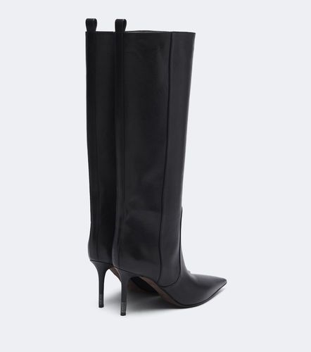 Botas altas de piel con cuentas Monili - Brunello Cucinelli - Modalova