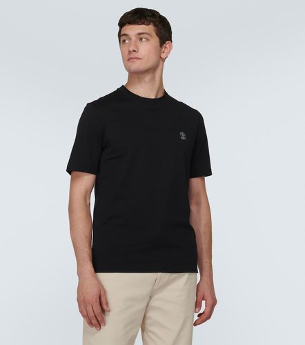 Camiseta de jersey de algodón - Brunello Cucinelli - Modalova