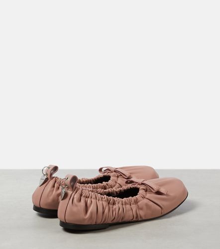 Bailarinas de piel con lazo - Acne Studios - Modalova