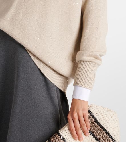Pullover in cashmere e seta - Brunello Cucinelli - Modalova
