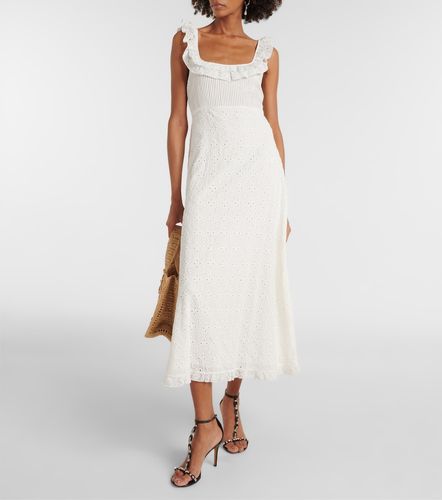 Abito midi Patsy in cotone con ricamo - Rixo - Modalova