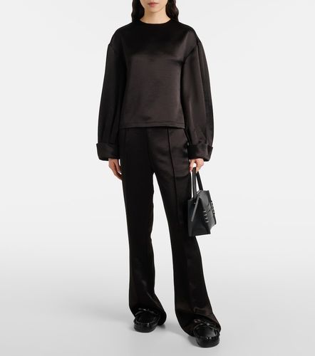 Mid-rise satin straight pants - JW Anderson - Modalova