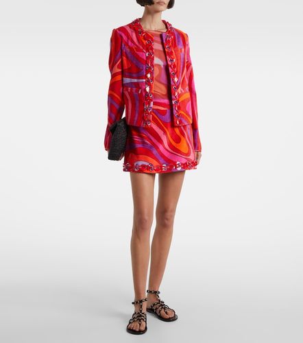 Minifalda Marmo en rizo de algodón - Pucci - Modalova