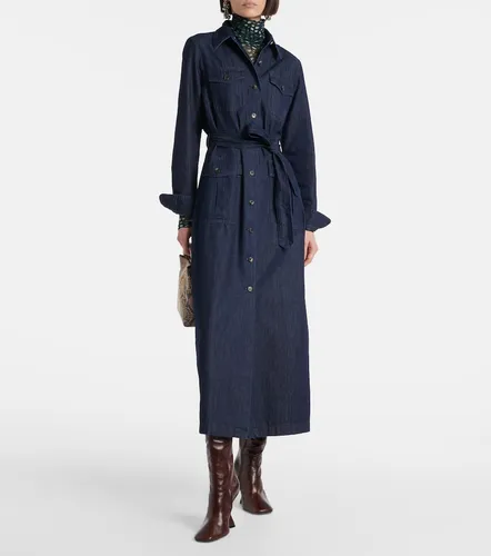 Vestido largo en denim - Dries Van Noten - Modalova
