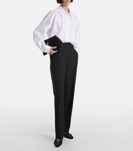 Pantalones rectos de tiro medio - Toteme - Modalova