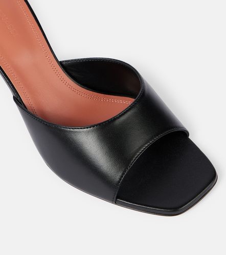 Lupita 70 leather mules - Amina Muaddi - Modalova