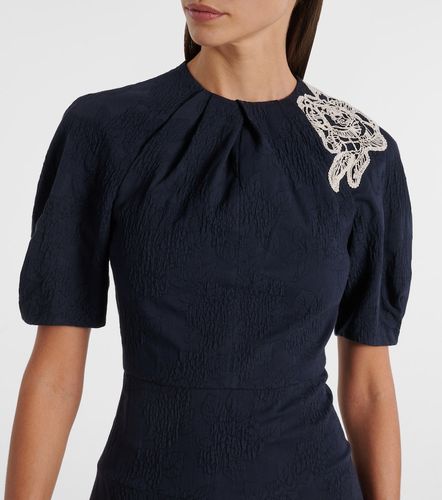Vestido midi de jacquard de mezcla de algodón - Erdem - Modalova