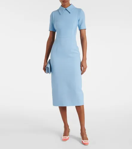 Vestido midi Valletta de crepé - Emilia Wickstead - Modalova