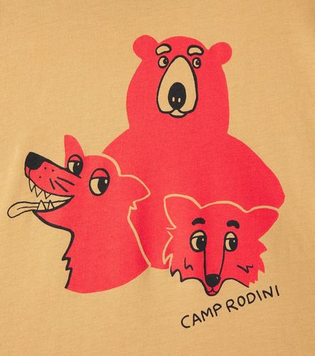 Camiseta de jersey de algodón estampada - Mini Rodini - Modalova