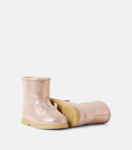Botas Xelly de piel metalizada - Donsje - Modalova
