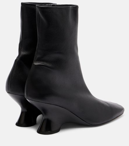 Leather ankle boots - Dries Van Noten - Modalova