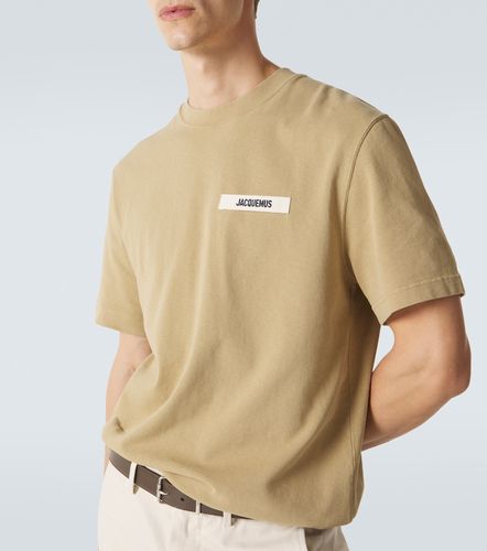 T-shirt in jersey di cotone con logo - Jacquemus - Modalova
