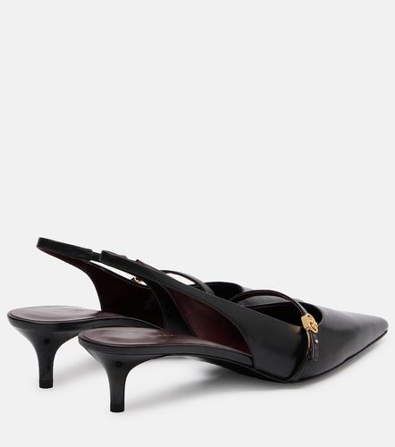 Pumps slingback Double-T in pelle - Tory Burch - Modalova