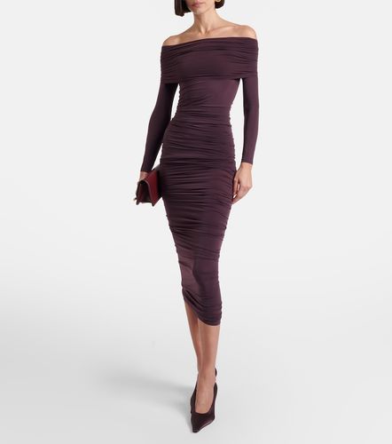 Ruched semi-sheer off-shoulder top - Wolford - Modalova
