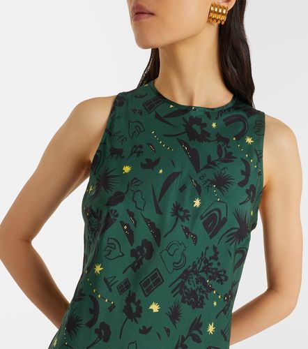 Valencia printed silk charmeuse maxi dress - Asceno - Modalova