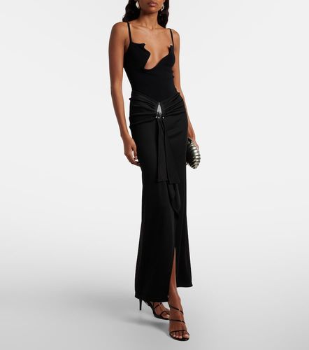 Odessa cutout embellished ribbed-knit bodysuit - Christopher Esber - Modalova