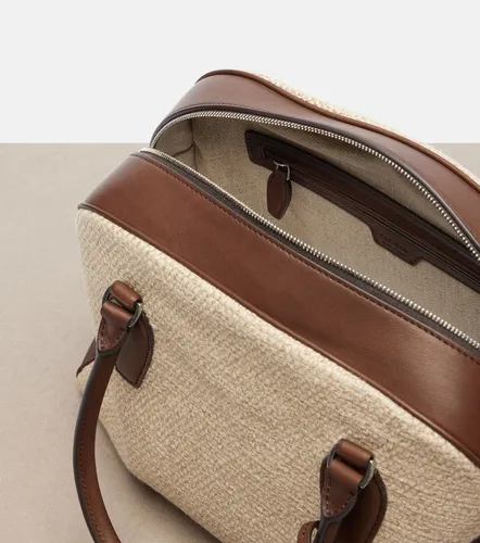 India 12.00 Small leather top-handle bag - The Row - Modalova