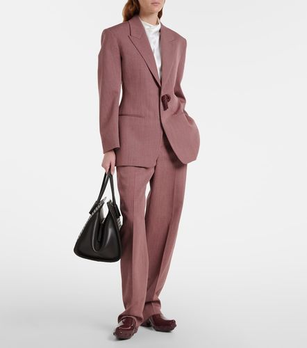 Wool and linen-blend blazer - Bottega Veneta - Modalova
