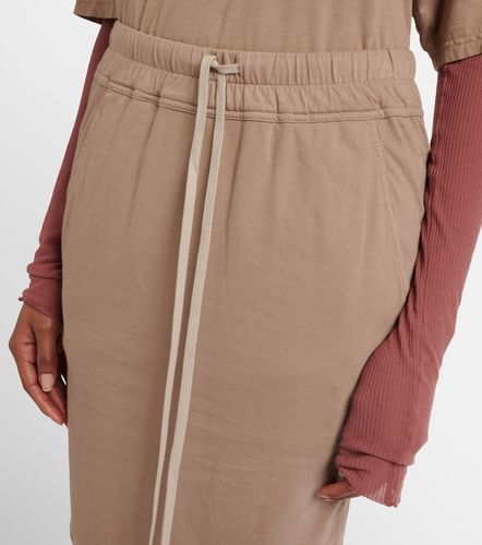 Gonna lunga in jersey di cotone - Rick Owens - Modalova