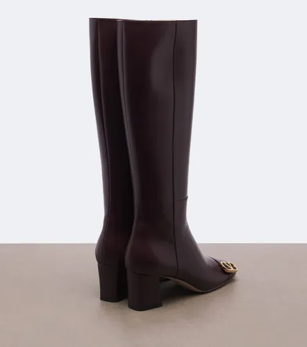 Botas altas Veeside de piel con VLogo - Valentino Garavani - Modalova