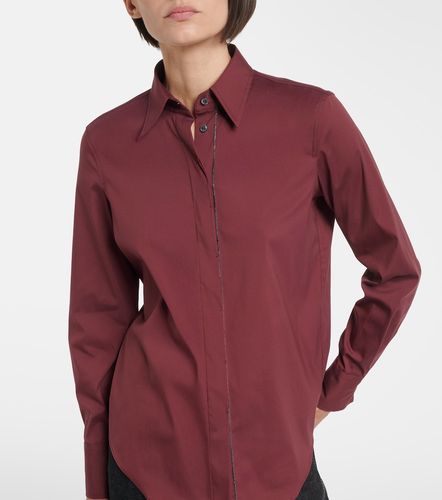 Camicia in misto cotone - Brunello Cucinelli - Modalova