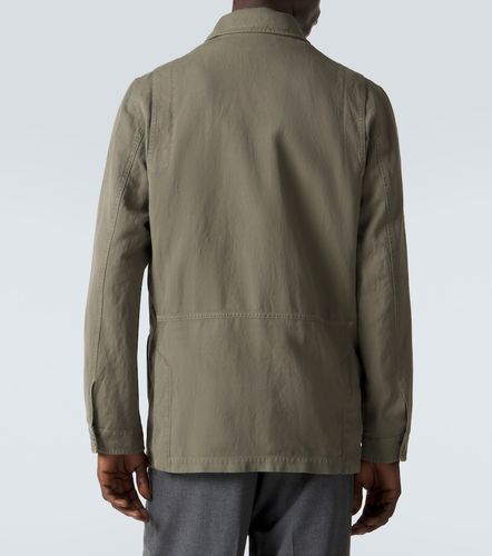 Cotton and linen field jacket - Brunello Cucinelli - Modalova