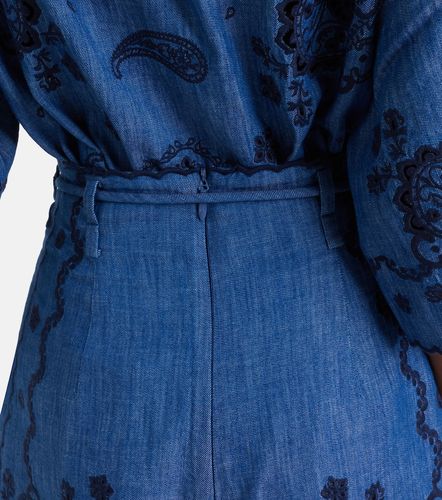 Aster embroidered denim shorts - Zimmermann - Modalova