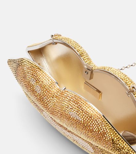 Lips Small crystal-embellished clutch - Judith Leiber Couture - Modalova