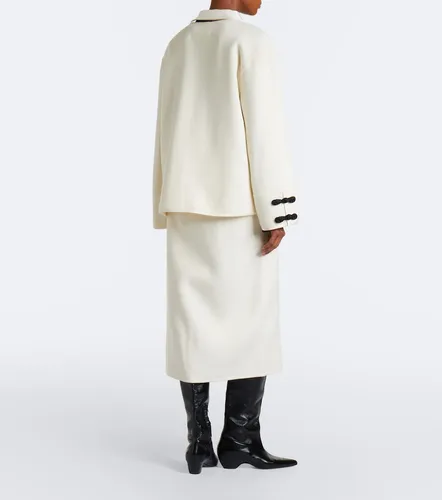 Fringed wool and cashmere midi skirt - Rohe - Modalova