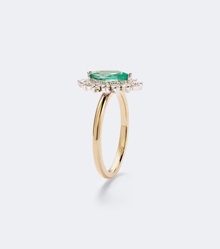 Pompadour 18kt ring with emerald and diamonds - Yvonne Leon - Modalova